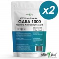 Atletic Food 100% Pure Powder GABA 1000 mg - 200 грамм (2 шт по 100 г)